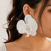 Fashion Threedimensional Flower Geometric Plastic Resin Fabric Wax Thread Handmade Women's Necklace Choker