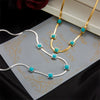 Fashion Titanium Steel Snake Bone Chain Geometric Clavicle Necklace With Electroplating