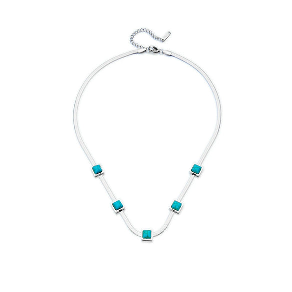 Fashion Titanium Steel Snake Bone Chain Geometric Clavicle Necklace With Electroplating