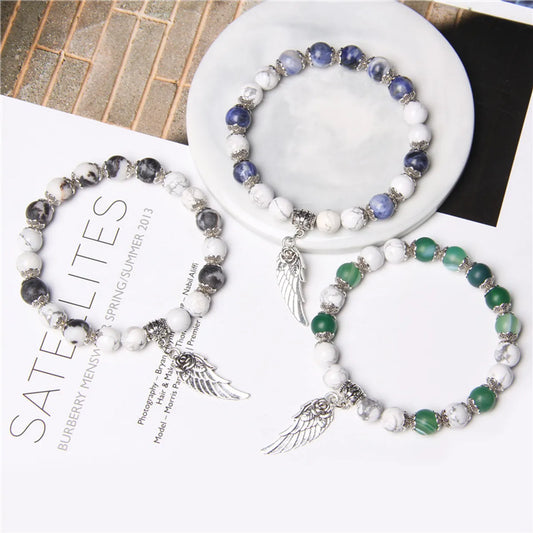 Fashion Tree Natural Stone Agate Handmade Bracelets 1 Piece