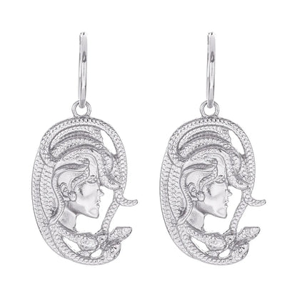 Fashion Animal Plating Alloy Rhinestones Earrings