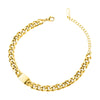 Fashion Trend Stainless Steel  Cuban Chain Bracelet Wholesale Gooddiy