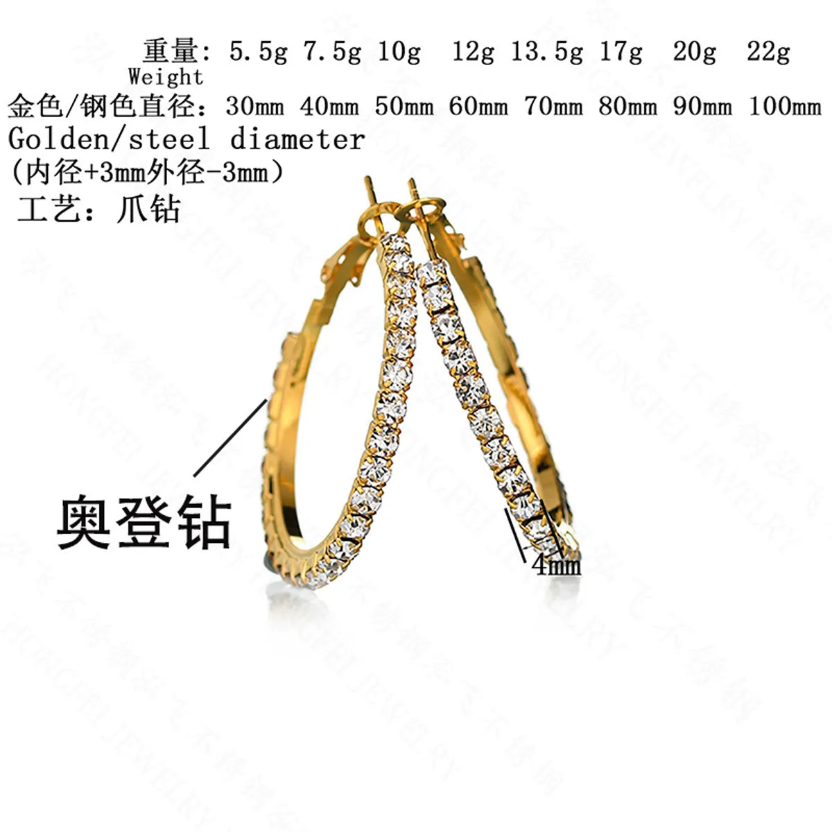 Fashion Geometric Plating Alloy Earrings