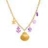 Fashion Turtle Animal Zodiac Stainless Steel Goldplated Pendant Necklace
