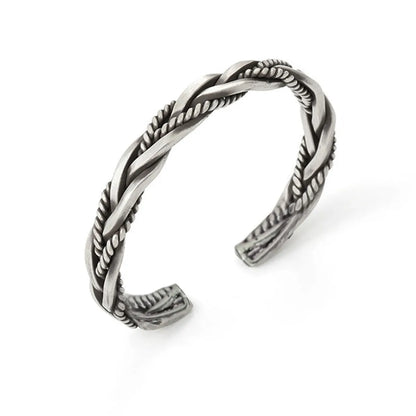 Fashion Twist Alloy Shiny Metallic Bangle 1 Piece