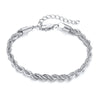 Fashion Twist Stainless Steel Bracelets