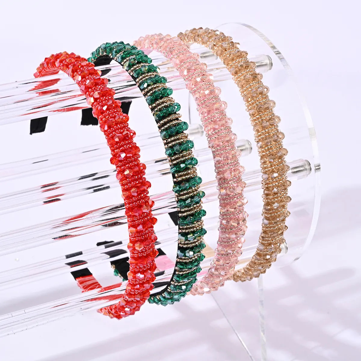 Fashion U Shape Geometric Crystal Hair Band 1 Piece