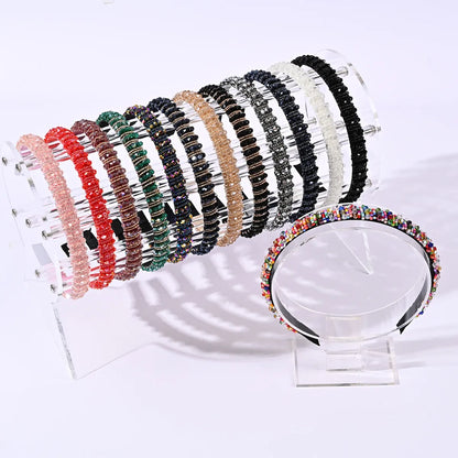 Fashion U Shape Geometric Crystal Hair Band 1 Piece