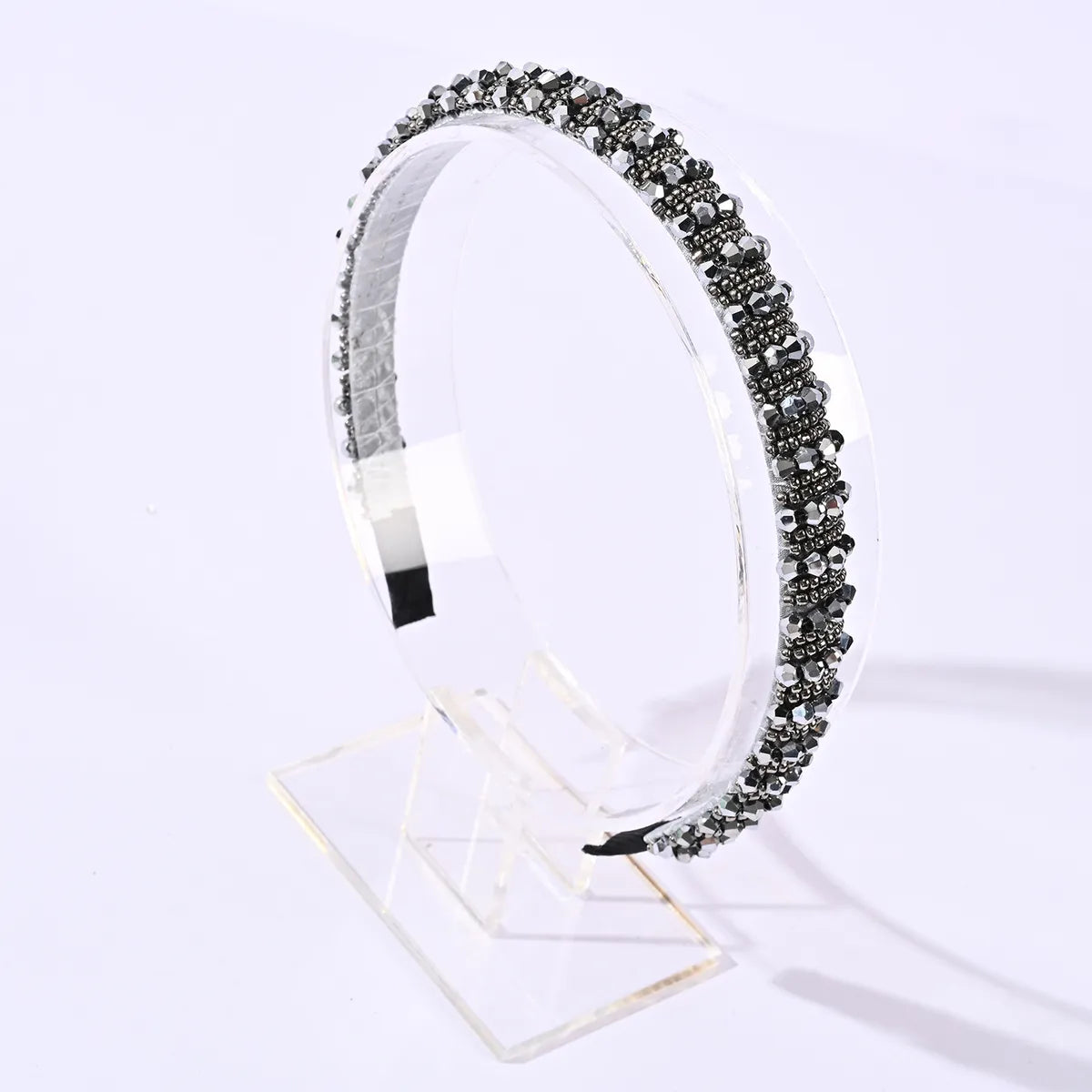 Fashion U Shape Geometric Crystal Hair Band 1 Piece