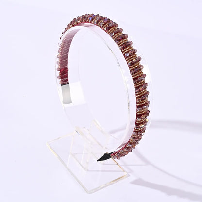 Fashion U Shape Geometric Crystal Hair Band 1 Piece