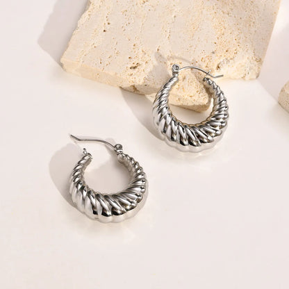 Fashion U Shape Stainless Steel Earrings Stainless Steel Earrings