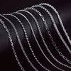 Fashion Unisex Stainless Steel And Titanium Steel Chain Necklace Hip Hop Style Electroplated
