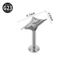 Fashion Vshaped Tulip Flower Lip Heart Shape G23 Titanium Zircon Electroplated Piercing Inner Tooth Earrings