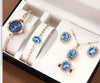 Fashion Watch Jewelry Set Alloy And Stainless Steel Round Dial