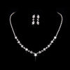Fashion Water Droplets Alloy Inlay Rhinestones Women's Bracelets Earrings Necklace