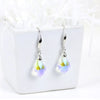 Fashion Water Droplets Artificial Crystal Handmade Women'S Drop Earrings 1 Pair