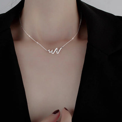 Fashion Waves The Answer Alloy Three-dimensional Artificial Diamond Women's Choker