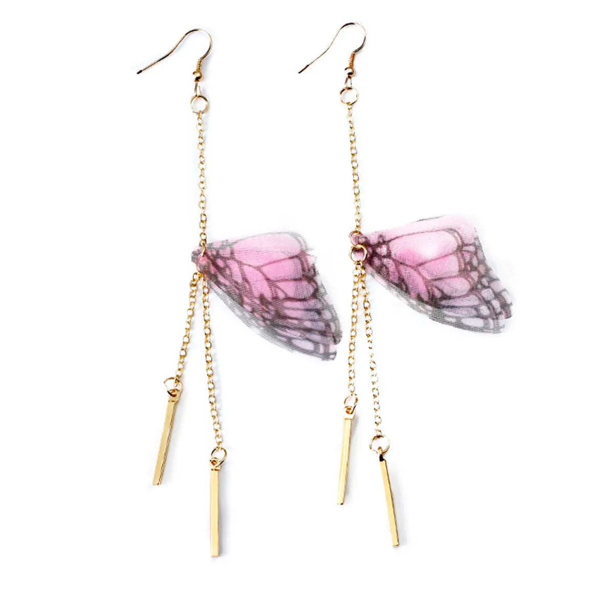 Fashion Wings Alloy Pearl Drop Earrings