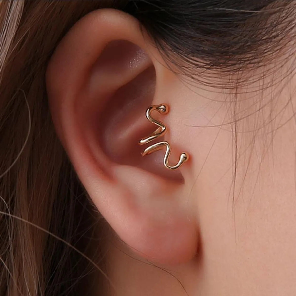 Wholesale Jewelry Simple Style Geometric Metal No Inlaid Plating Earrings