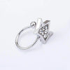 Fashion Women Rhinestone Stars Single Ear Cuff Clip Earrings Alloy Alloyen Nhdp136152