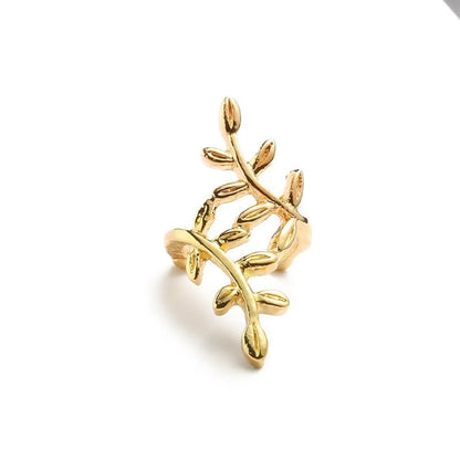 Fashion Women Metal Leaves Single Ear Cuff Clip Earrings Alloy Alloyen Nhdp136138