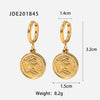Fashion Geometric Plating 304 Stainless Steel No Inlaid Earrings