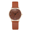 Fashion Women's Alloy Case Textile Strap Round Dial Glass Quartz Watch