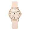 Fashion Women's Alloy Case Textile Strap Round Dial Glass Quartz Watch