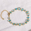 Fashion Women's Artificial Crystal Zircon Color Bracelet