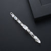 Fashion Women's Copper Hairpin With Square Zircon Inlay Geometric Word Clip Hair Accessory