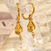 Fashion Women's Earrings Freshwater Pearl 316L Stainless Steel Electroplated