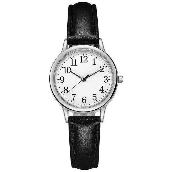 Fashion Women's Quartz Watch Alloy Strap Stainless Steel Clasp Round Dial