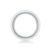 Fashion Women's S925 Silver Geometric Moissanite Ring