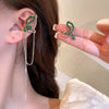 Fashionable Alloy Butterfly And Bow Ear Clips For Women With Diamond Treatment Process