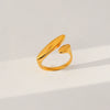 Fashionable Antique Electroplated Geometric Natural Semiprecious Stone Hexagonal Rhombus Ring Unisex Accessories