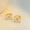 Fashionable Copper Zircon Butterfly Ear Clip For Women No Ear Holes With Animal Pattern