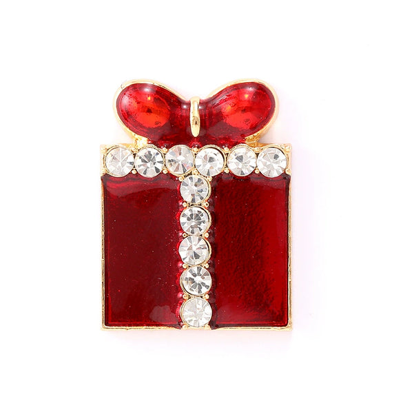 Fashionable Diamondencrusted Christmas Tree Zinc Alloy Clothing Accessories With Dripping Oil Process For Diy Snowman Clogs