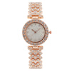 Fashionable Diamondencrusted Metal Shell Face Round Female Watch