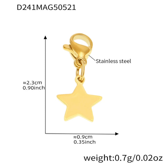 Fashionable Geometric Stainless Steel Goldplated Ferris Wheel Heart Bow Multiaccessory Bracelet And Anklet For Women