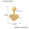 Fashionable Geometric Stainless Steel Goldplated Ferris Wheel Heart Bow Multiaccessory Bracelet And Anklet For Women