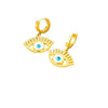 Fashionable High End Light Luxury Stainless Steel Earrings For Women With Geometric Design And Electroplating