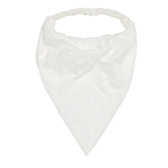 Fashionable Lace Hollow Triangle Fabric Handmade Women's Head Accessories Hair Tie