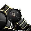 Fashionable Men's High End Versatile Business Steel Band Quartz Watches With Alloy Case And Strap Round Dial