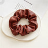 Fashionable Pu Leather Hair Rope Simple Versatile Hair Ring Elegant Girl's Large Intestine Ring Head Rope Seiko Crafted Hair Accessories