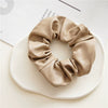 Fashionable Pu Leather Hair Rope Simple Versatile Hair Ring Elegant Girl's Large Intestine Ring Head Rope Seiko Crafted Hair Accessories