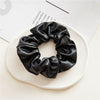 Fashionable Pu Leather Hair Rope Simple Versatile Hair Ring Elegant Girl's Large Intestine Ring Head Rope Seiko Crafted Hair Accessories
