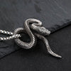 Fashionable Retro Men's Titanium Steel Thor Hammer Pendant Necklace With Baking Paint And Cartoon Characters Pattern