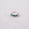 Fashionable Retro Oval Cross Geometric Alloy Ring With Electroplating