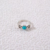 Fashionable Retro Oval Cross Geometric Alloy Ring With Electroplating