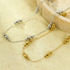Fashionable Round Ball Stainless Steel 18K Electroplated Women's Jewelry Necklace
